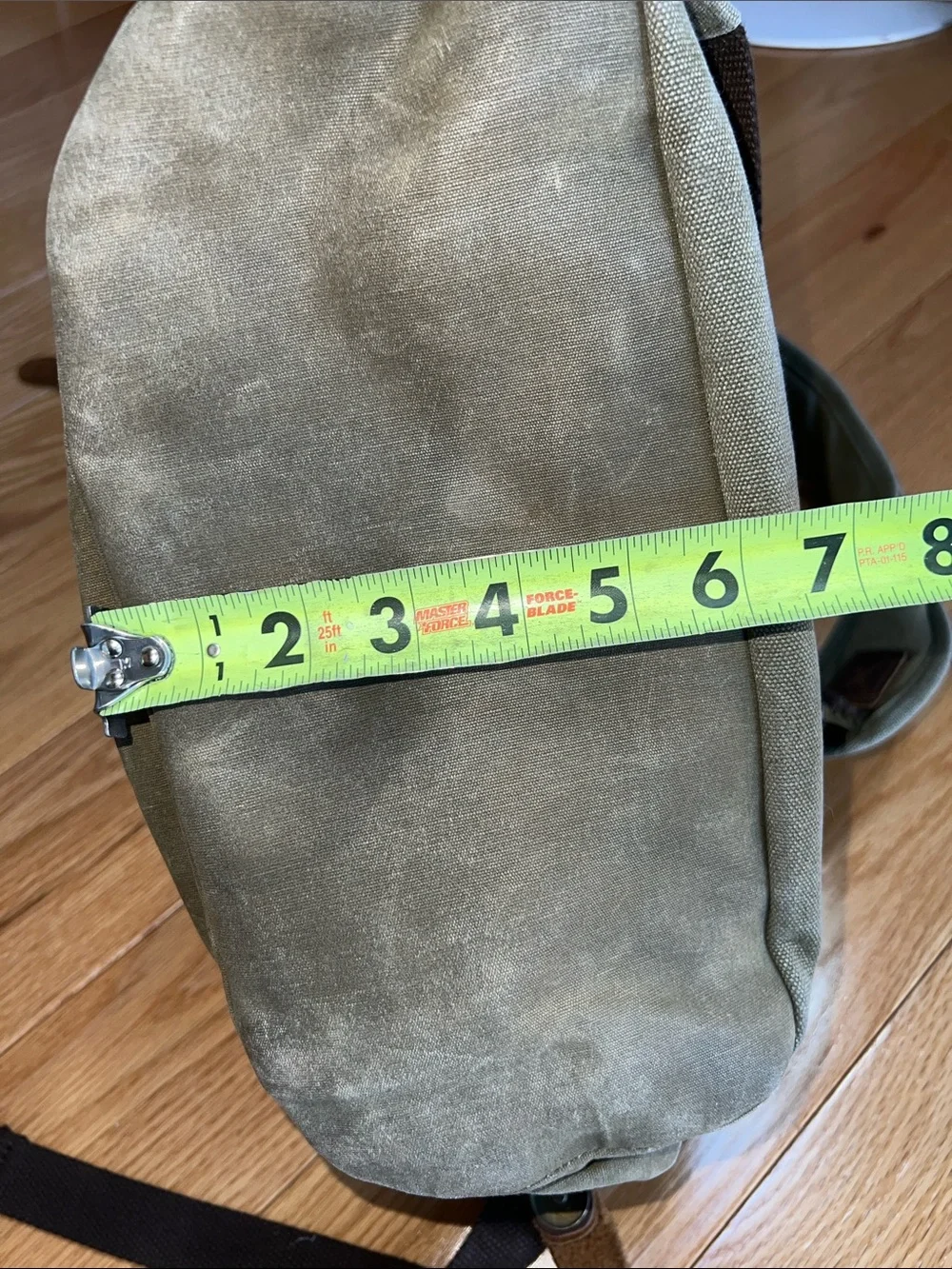 Western Leather Goods lone horse Distressed Canvas Leather Rucksack Backpack